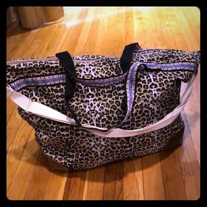 Leopard over night bag